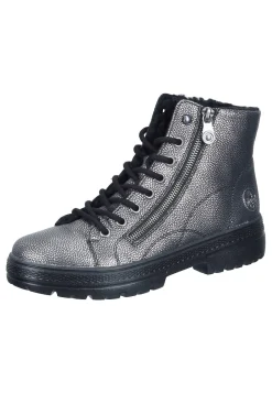 Damen Die moderne Hausfrau Stiefeletten silber