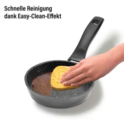 Die moderne Hausfrau STONELINE Bratpfanne 14 cm | ohne Deckel - Schwarz