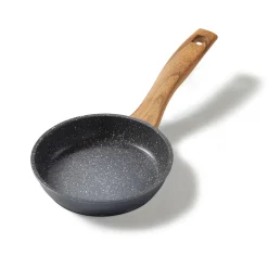 Die moderne Hausfrau STONELINE Bratpfanne 16 cm | ohne Deckel - Holzoptik