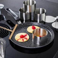 Die moderne Hausfrau STONELINE Crepe Pfanne 25 cm | Schwarz