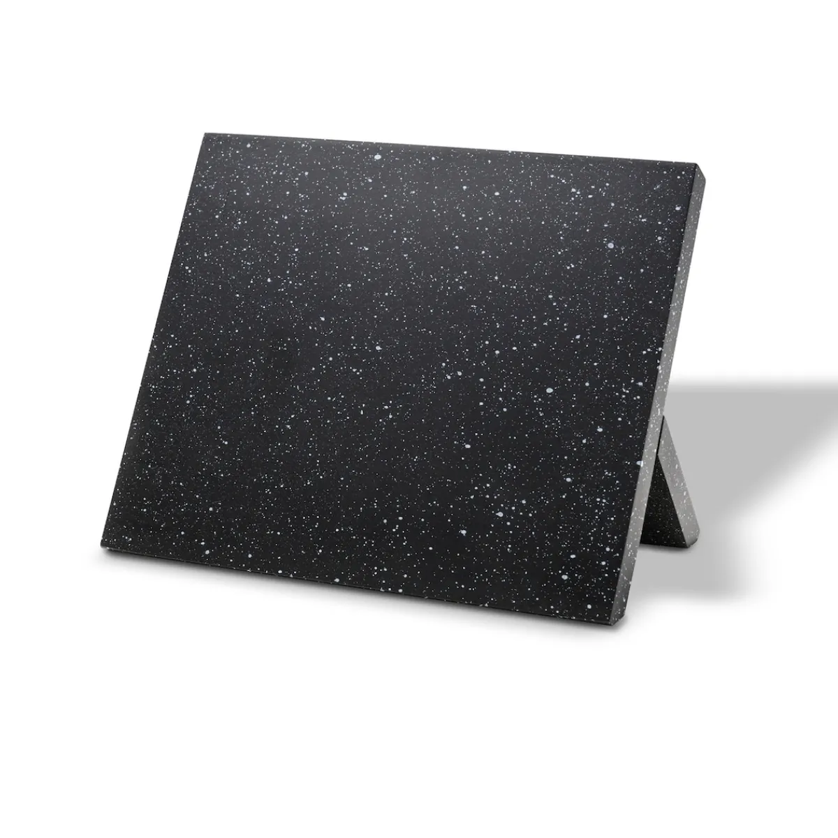 Die moderne Hausfrau STONELINE Edelstahl Messer Set 5-teilig mit Messerblock | Schwarz