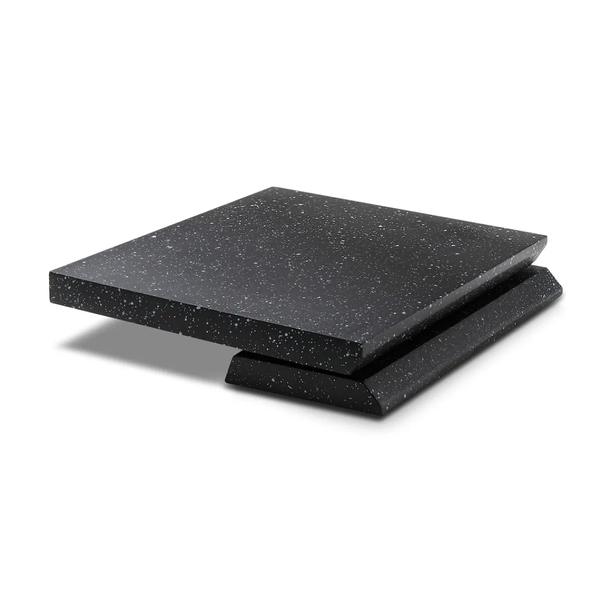 Die moderne Hausfrau STONELINE Edelstahl Messer Set 5-teilig mit Messerblock | Schwarz