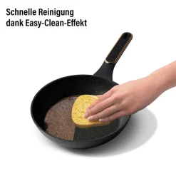 Die moderne Hausfrau STONELINE Kochgeschirr-Set 11-teilig 18/20/24 Roségold | mit Deckeln