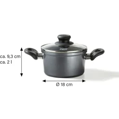 Die moderne Hausfrau STONELINE Kochtopf 18 cm | mit Deckel