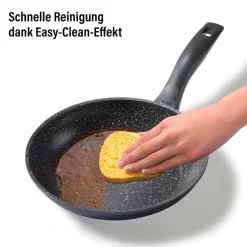 Die moderne Hausfrau STONELINE Made in Germany Pfannen-Set 3-teilig 20/24/28 | ohne Deckel