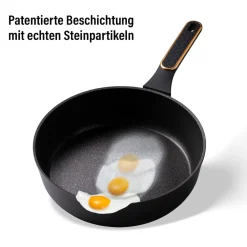 Die moderne Hausfrau STONELINE Schmorpfanne 28 cm Roségold | mit Deckel