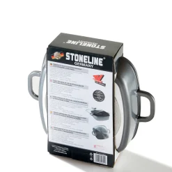 Die moderne Hausfrau STONELINE Servierpfanne Eckig 24 cm | mit Deckel