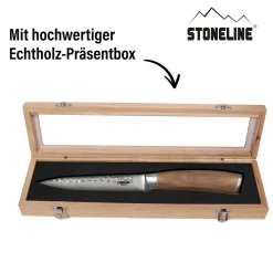 Die moderne Hausfrau STONELINE Universalmesser 24 cm | 67 Lagen Damastmesser