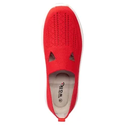 Damen Die moderne Hausfrau Stretch-Ballerina „Aktiv“ rot