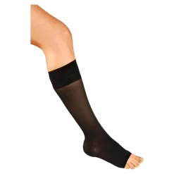 Die moderne Hausfrau Stützkniestrümpfe, 2 Paar schwarz