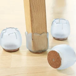 Die moderne Hausfrau Stuhlbeinkappen, 4 Stück groß