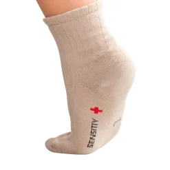 Die moderne Hausfrau Super-Komfortsocken beige