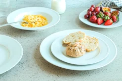 Die moderne Hausfrau Suppenteller Set, Porzellan Arlona