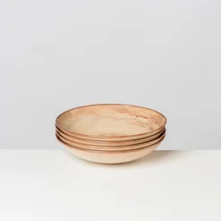 Die moderne Hausfrau Suppenteller-Set, Steinzeug Nebelwald