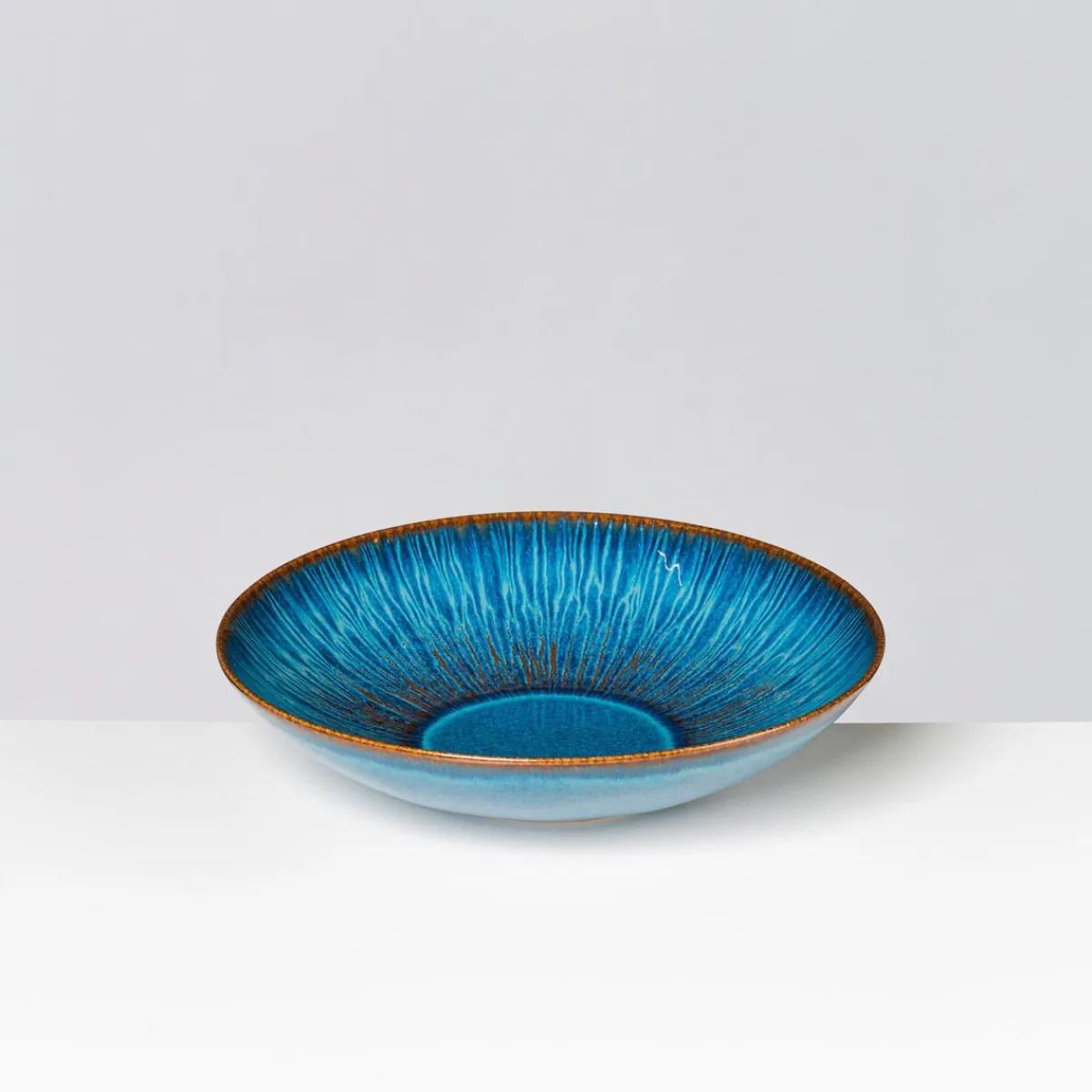 Die moderne Hausfrau Suppenteller-Set, Steinzeug Eisfall