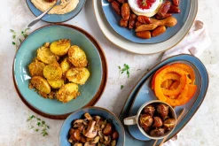 Die moderne Hausfrau Tafelservice, Keramik Nottingham Blau