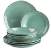 Die moderne Hausfrau Tafelservice, Keramik Nottingham Grün