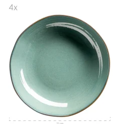 Die moderne Hausfrau Tafelservice, Keramik Nottingham Grün