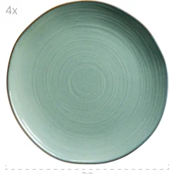 Die moderne Hausfrau Tafelservice, Keramik Nottingham Grün