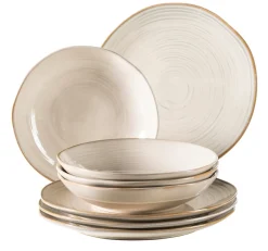 Die moderne Hausfrau Tafelservice, Keramik Nottingham Beige