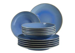 Die moderne Hausfrau Tafelservice, Keramik OSSIA Dunkelblau