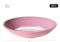 Die moderne Hausfrau Tafelservice, Keramik OSSIA Sand, Hellblau