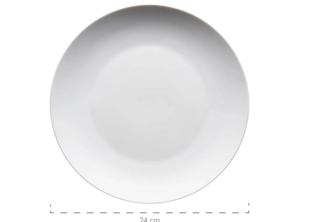 Die moderne Hausfrau Tafelservice, Porzellan BARCA 6 x Speiseteller, 6 x Suppenteller