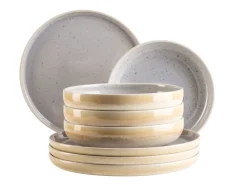 Die moderne Hausfrau Tafelservice, Steinzeug Candy Flieder