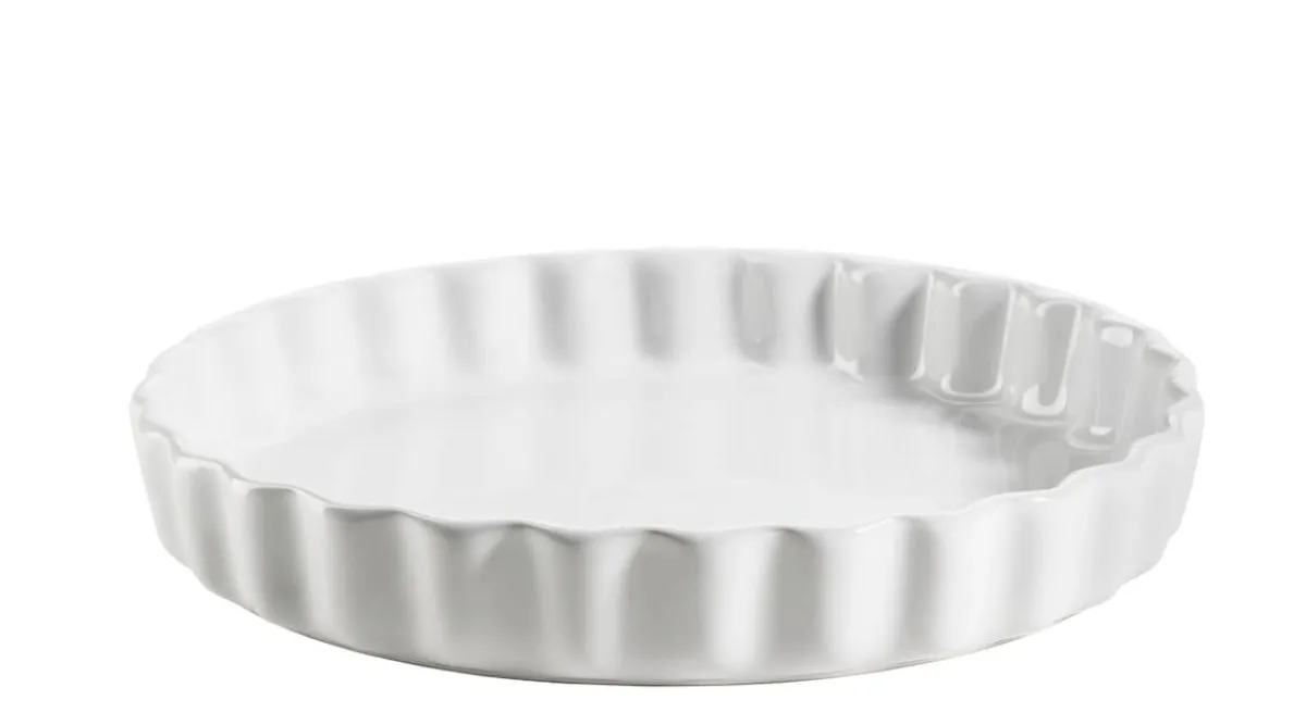 Die moderne Hausfrau Tarteform 27 cm, Keramik KITCHEN TIME Weiß
