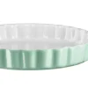 Die moderne Hausfrau Tarteform 27 cm, Keramik KITCHEN TIME Grün