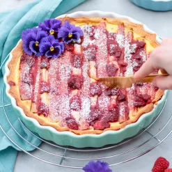 Die moderne Hausfrau Tarteform 27 cm, Keramik KITCHEN TIME Grün