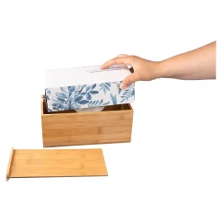 Die moderne Hausfrau Taschentuchbox „Bambus“