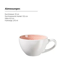 Die moderne Hausfrau Tassen-Set, Steinzeug Frozen Berry