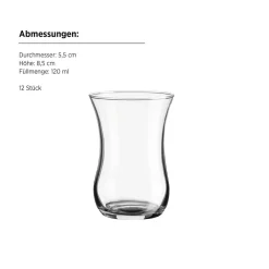 Die moderne Hausfrau Teeglas-Set -