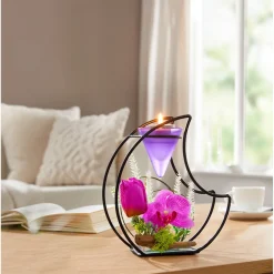 Die moderne Hausfrau Teelichthalter „Violet Spring“