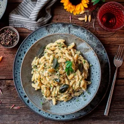 Die moderne Hausfrau Teller Set, Steinzeug Carellia Grau