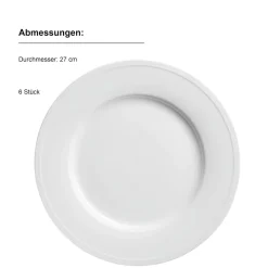 Die moderne Hausfrau Tellerservice, Porzellan Arlona