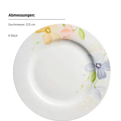 Die moderne Hausfrau Tellerset, Porzellan Zibal