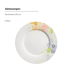 Die moderne Hausfrau Tellerset, Porzellan Zibal