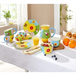 Die moderne Hausfrau Teller-Set „Sommer“, 2 Stück