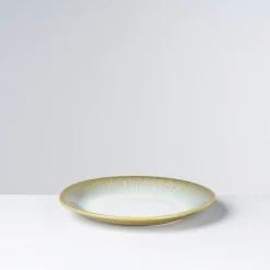 Die moderne Hausfrau Teller-Set, Steinzeug Flussufer blau, grün, weiß