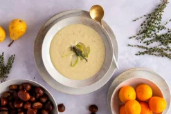 Die moderne Hausfrau Teller-Set, Steinzeug Ossia 6 x Suppenteller, 6 x Speiseteller, 6 x Dessertteller