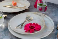 Die moderne Hausfrau Teller-Set, Steinzeug Ossia 6 x Suppenteller, 6 x Speiseteller, 6 x Dessertteller