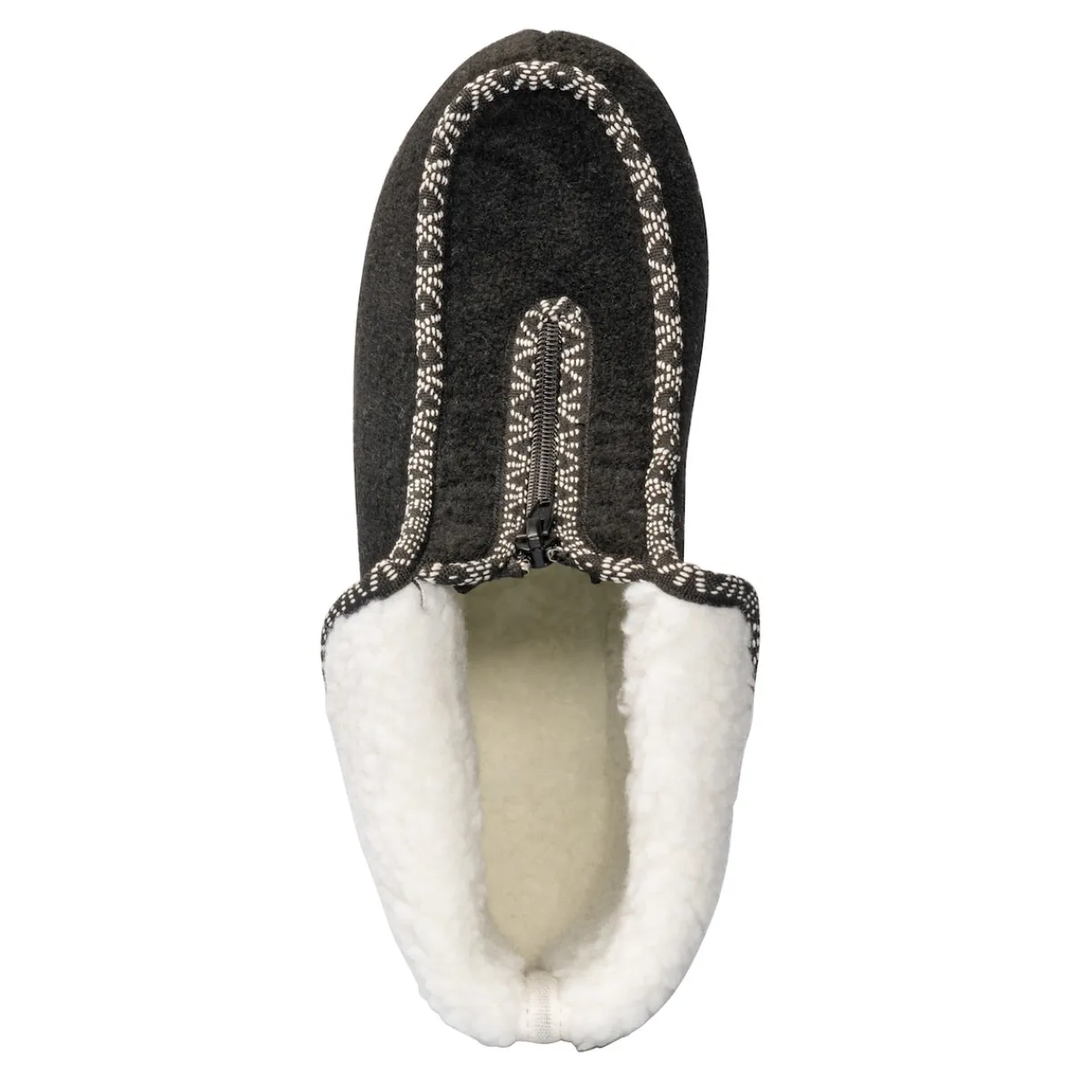 Damen Die moderne Hausfrau Thermo-Hausschuh schwarz