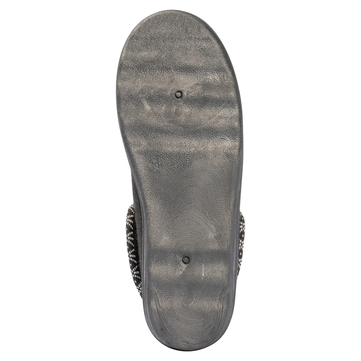 Damen Die moderne Hausfrau Thermo-Hausschuh schwarz