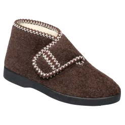 Damen Die moderne Hausfrau Thermo-Kletthausschuh unisex mit Wolle „Vital“