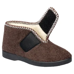 Damen Die moderne Hausfrau Thermo-Kletthausschuh unisex mit Wolle „Vital“