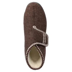 Damen Die moderne Hausfrau Thermo-Kletthausschuh unisex mit Wolle „Vital“