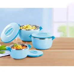 Die moderne Hausfrau Thermoschüssel blau