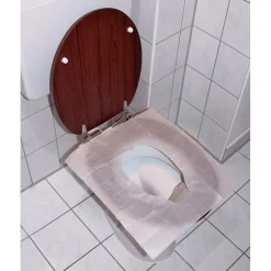 Die moderne Hausfrau Toilettenbrillenabdeckung Weiß